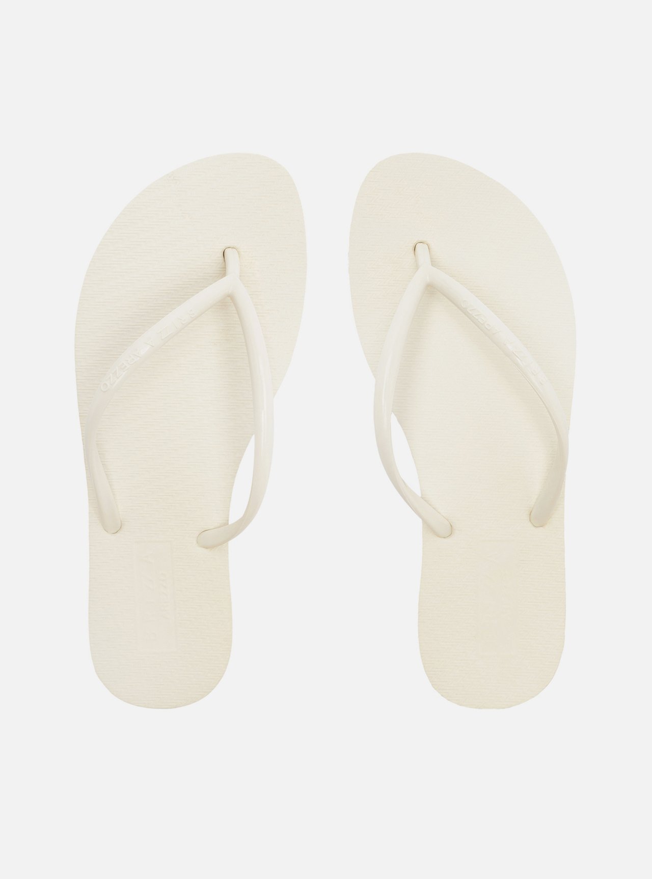 Chinelo de Dedo Branca Plataforma Tiras Brizza — foto 1