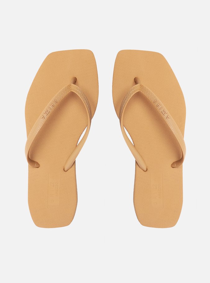 Chinelo de Dedo Marrom Básico Square Brizza