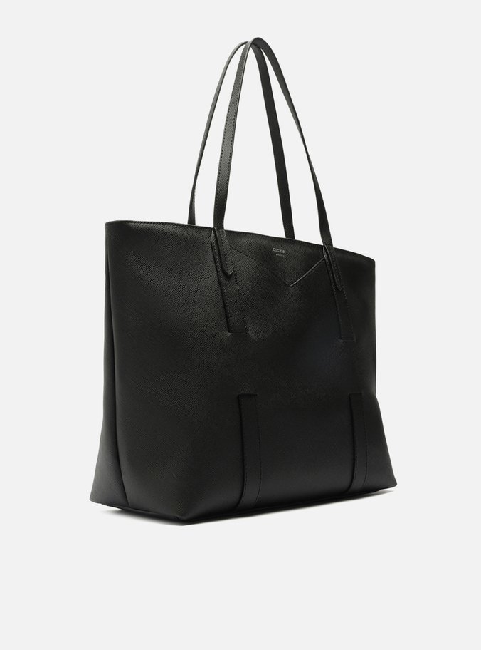 Bolsa Shopping Preta Grande Tiras Capa