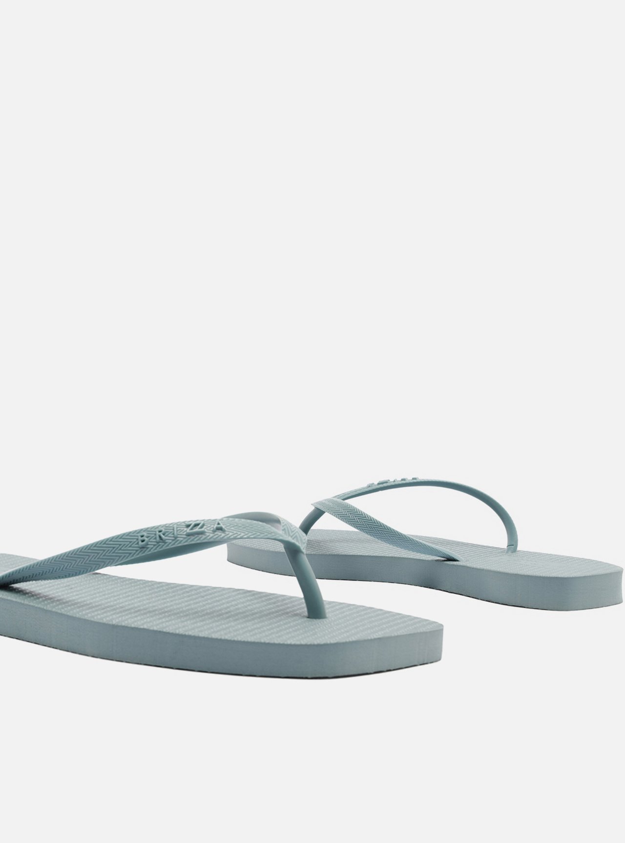 Chinelo de Dedo Azul Básico Square Brizza — foto 4