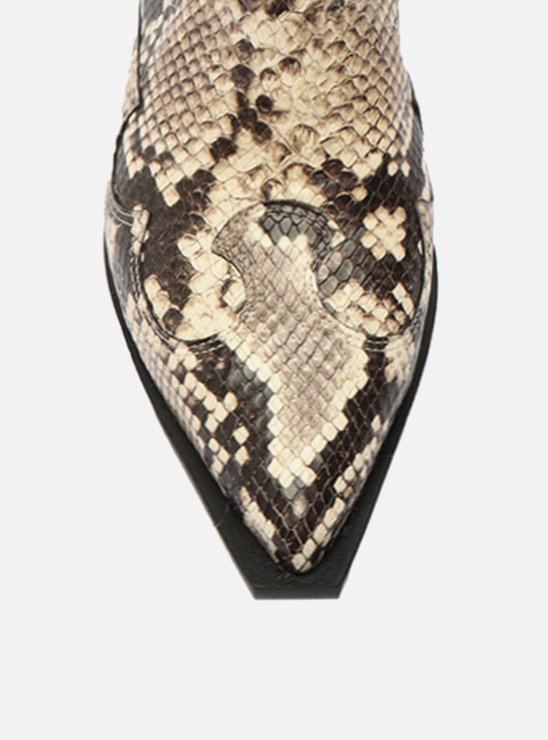 Bota Snake Couro Cano Médio Western Georgia