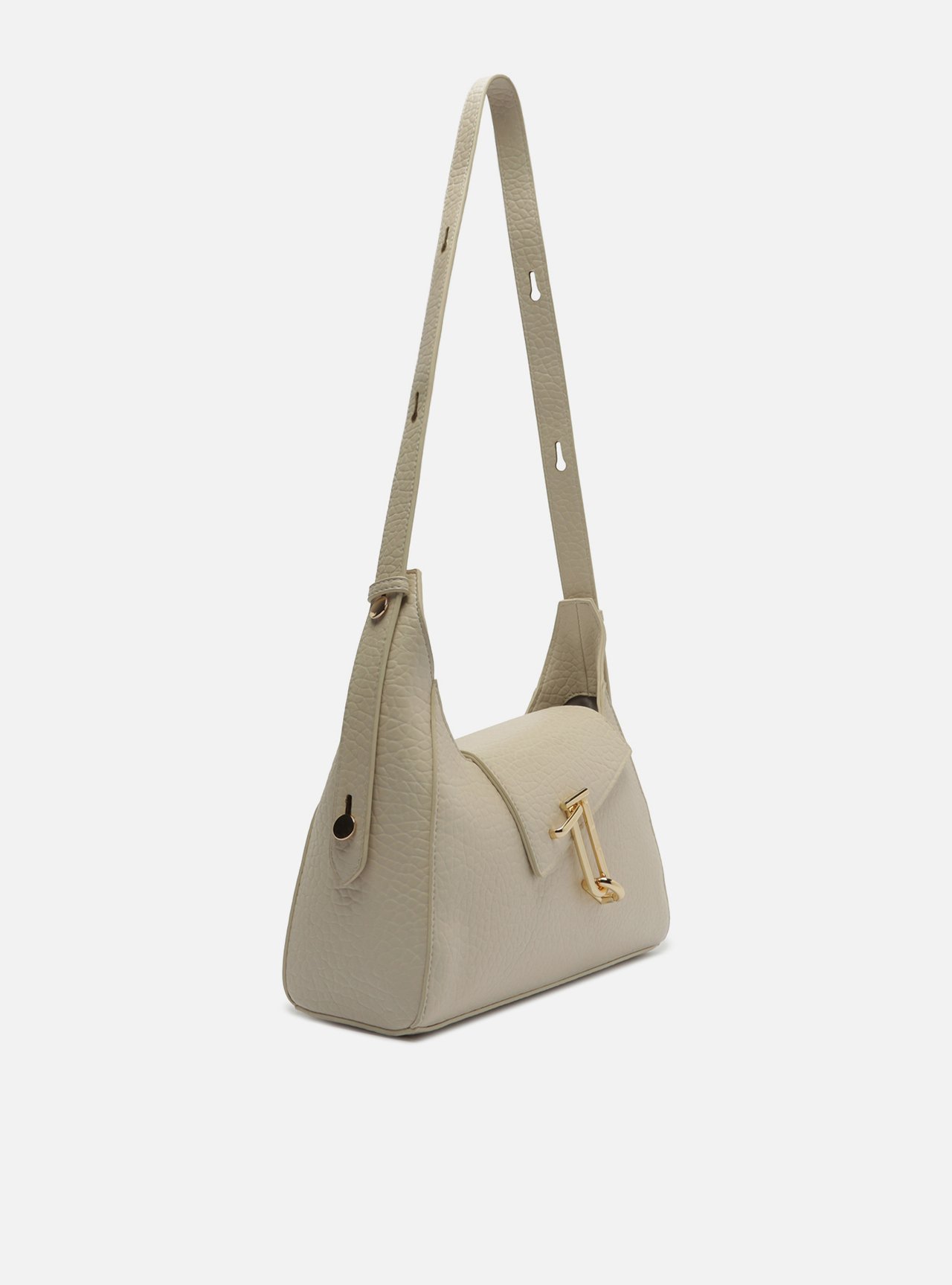 Bolsa Shoulder Off White Média Metais Dourados — foto 2