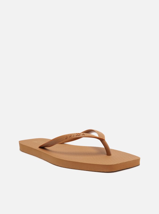 Chinelo de Dedo Marrom Básico Square Brizza