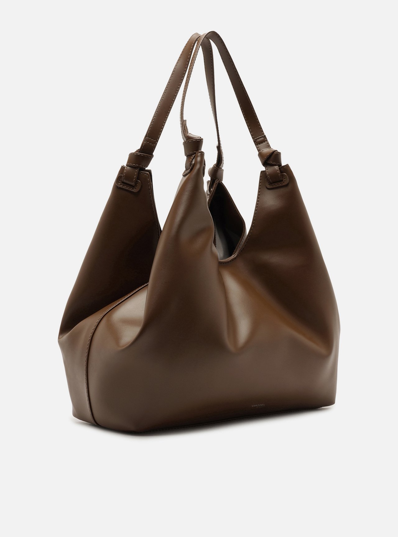 Bolsa Tote Marrom Grande — foto 5