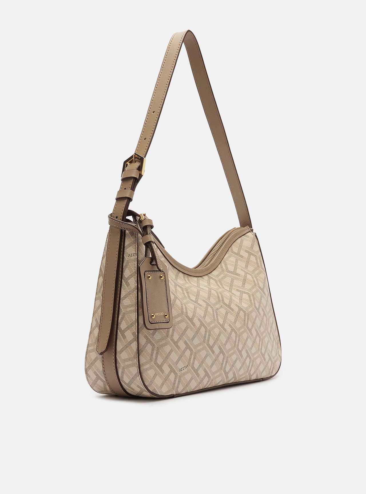 Bolsa Shoulder Multineutra Couro Média Monograma — foto 5