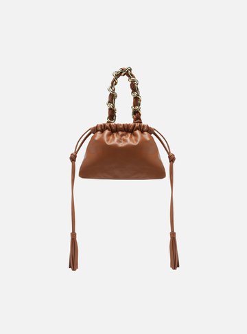 Bolsa Marrom Bucket Pequena