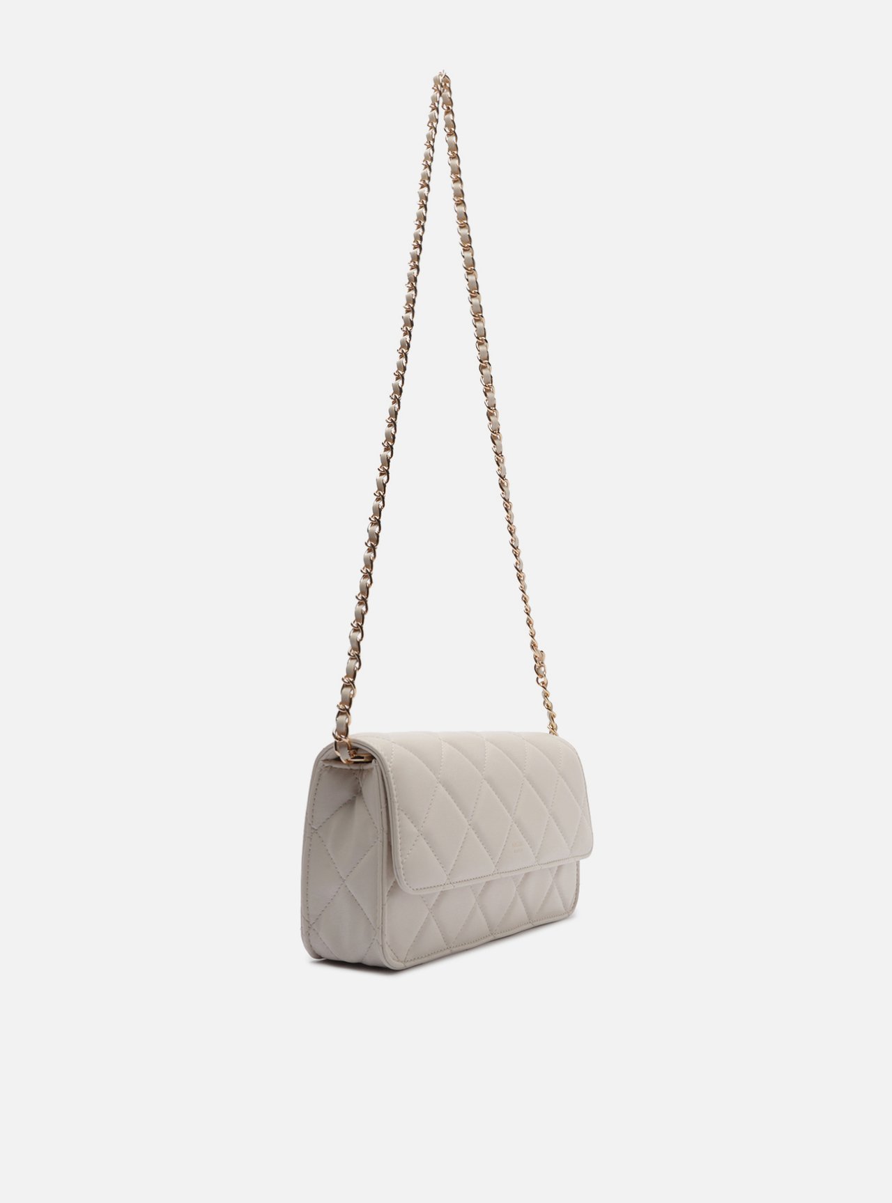 Bolsa Tiracolo Branca Média Matelassê Corrente — foto 5
