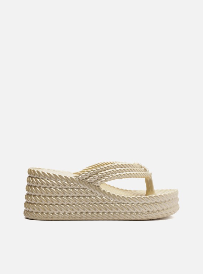 Tamanco Plataforma Dourado Marrocos Sun