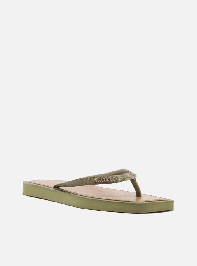 Chinelo de Dedo Verde Recouro Square Brizza