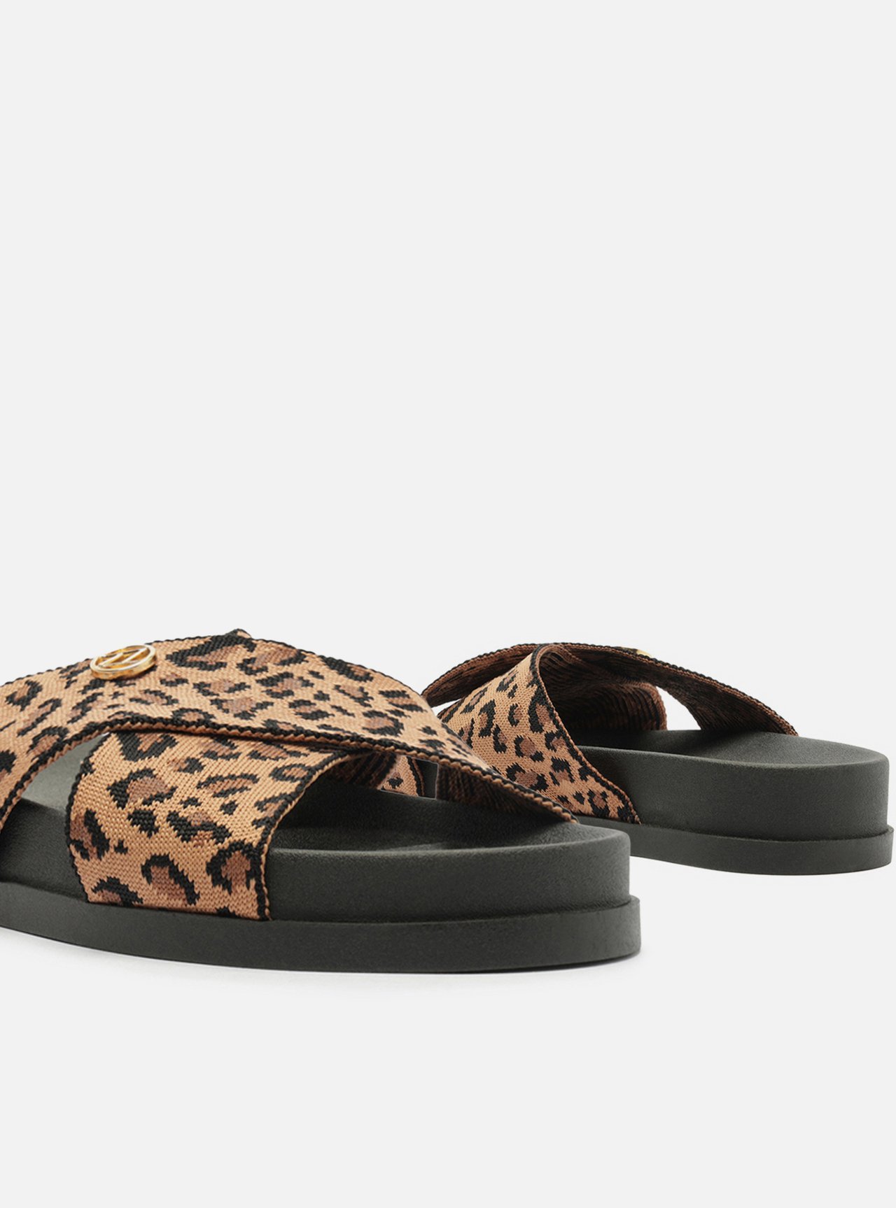 Chinelo de Dedo Marrom Plataforma Metais Brizza — foto 4