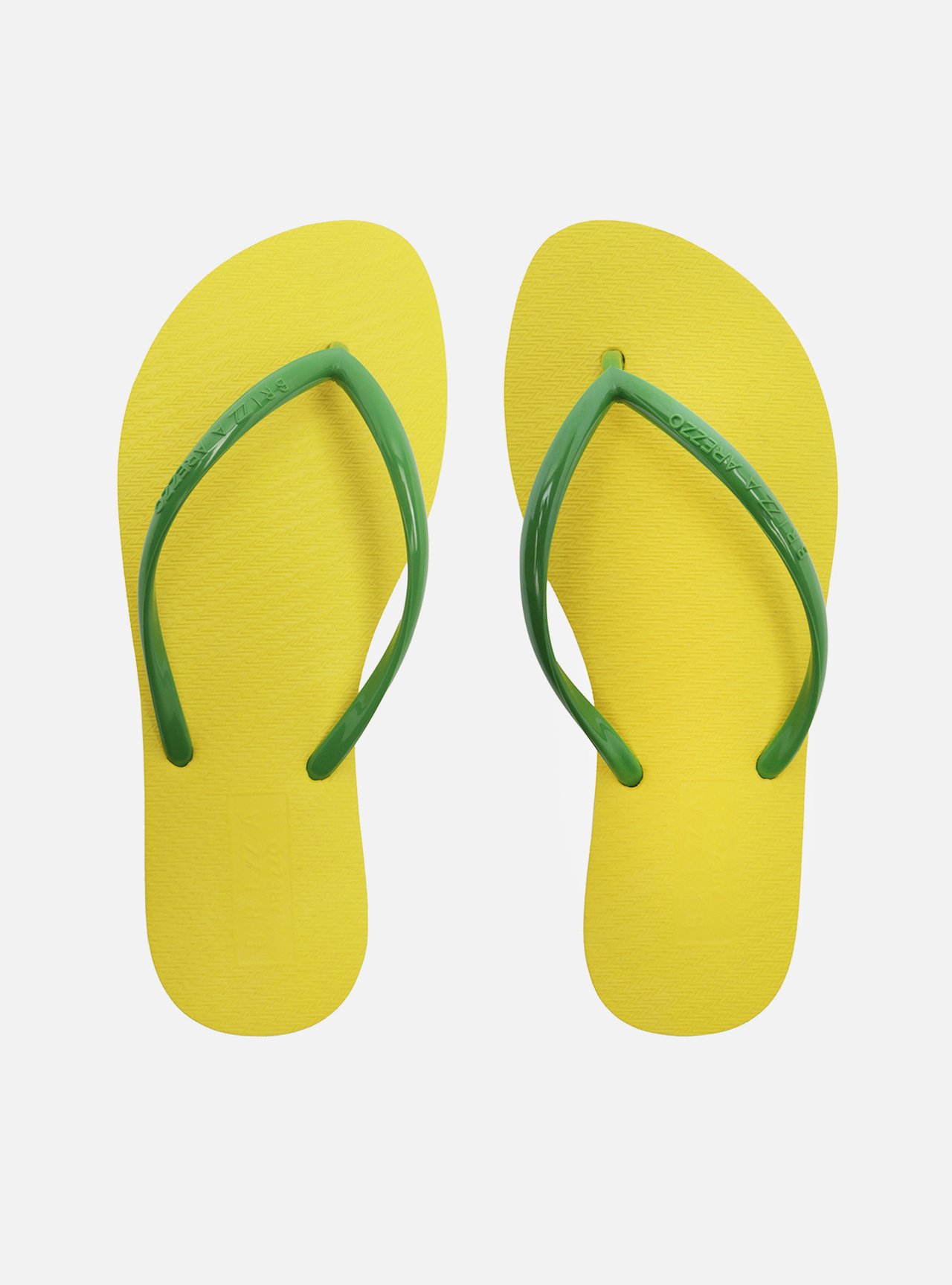 Chinelo de Dedo Verde Plataforma Tiras Brizza — foto 1