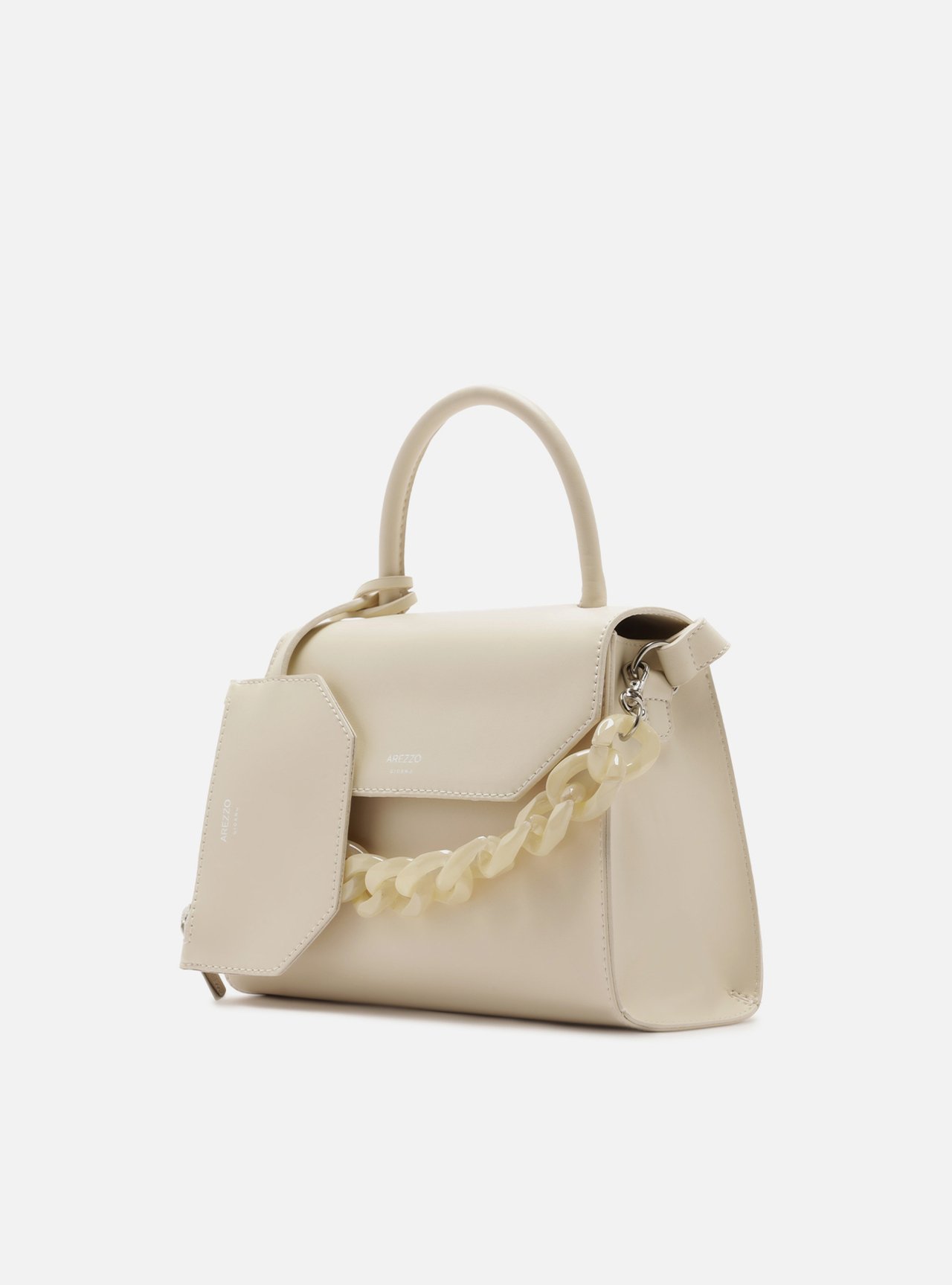 Bolsa Tote Off-White Iara Média — foto 2