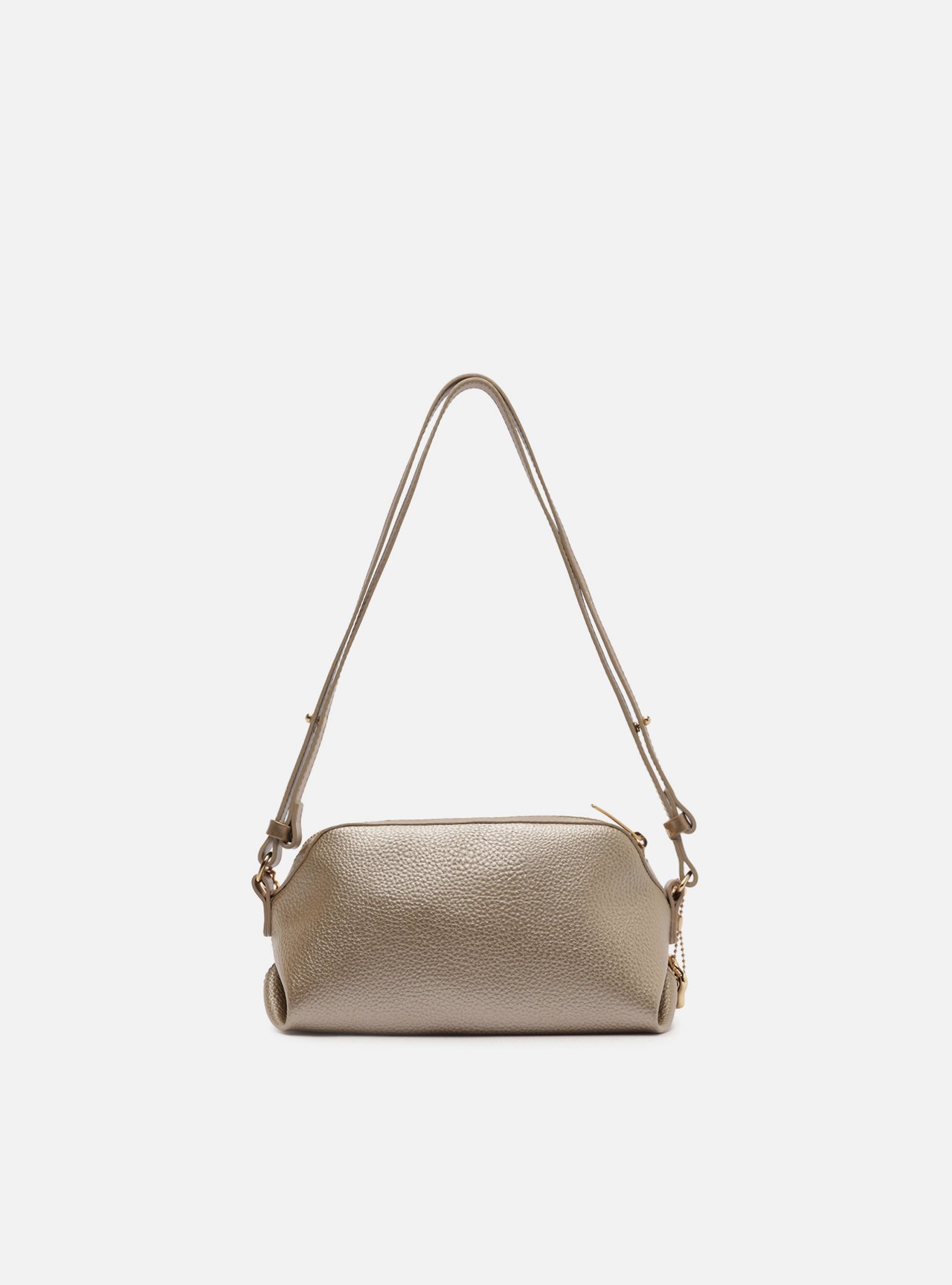 Bolsa Tiracolo Dourada Pequena Corrente — foto 3