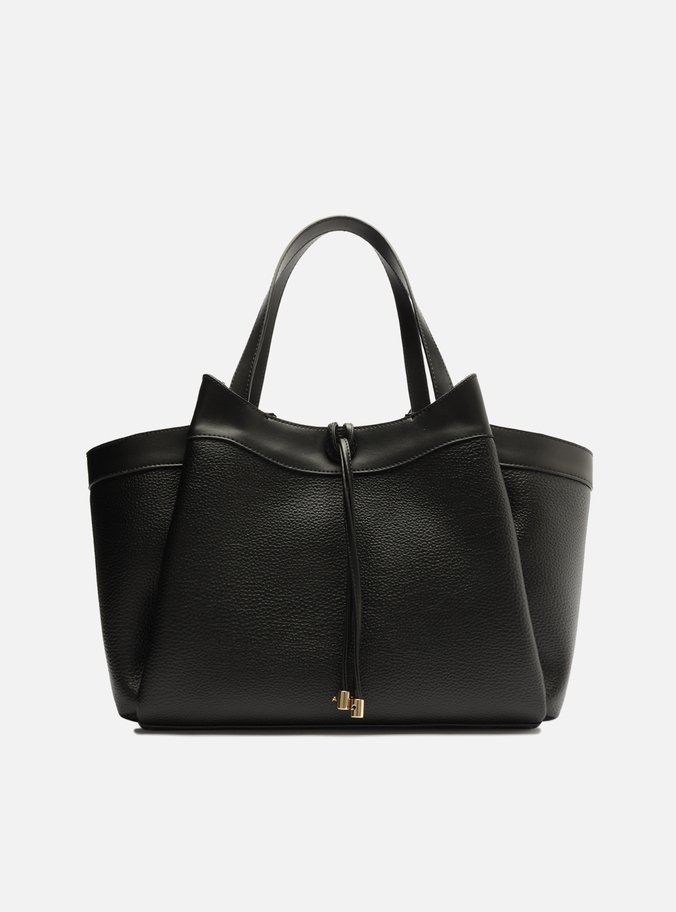 Bolsa Tote Preta Grande Bag Charm