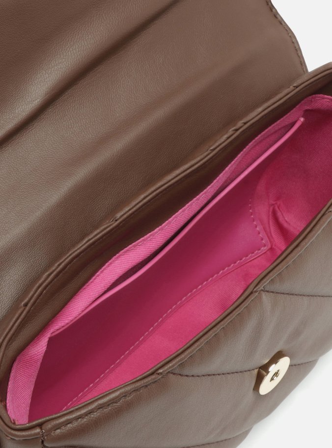 Bolsa Tiracolo Marrom Pequena Matelassê