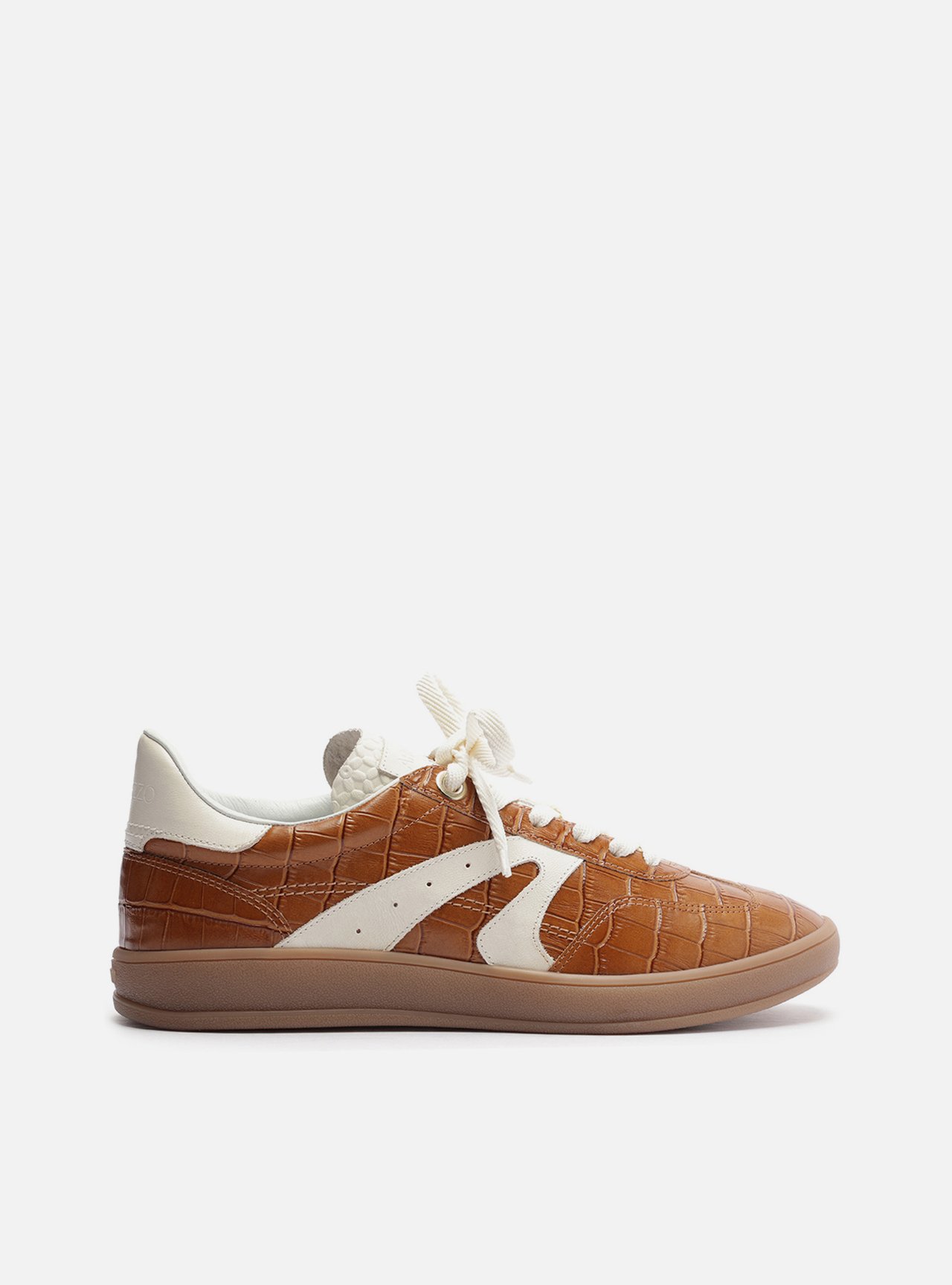 Tênis Marrom Croco Amarração ARZ72 — foto 1