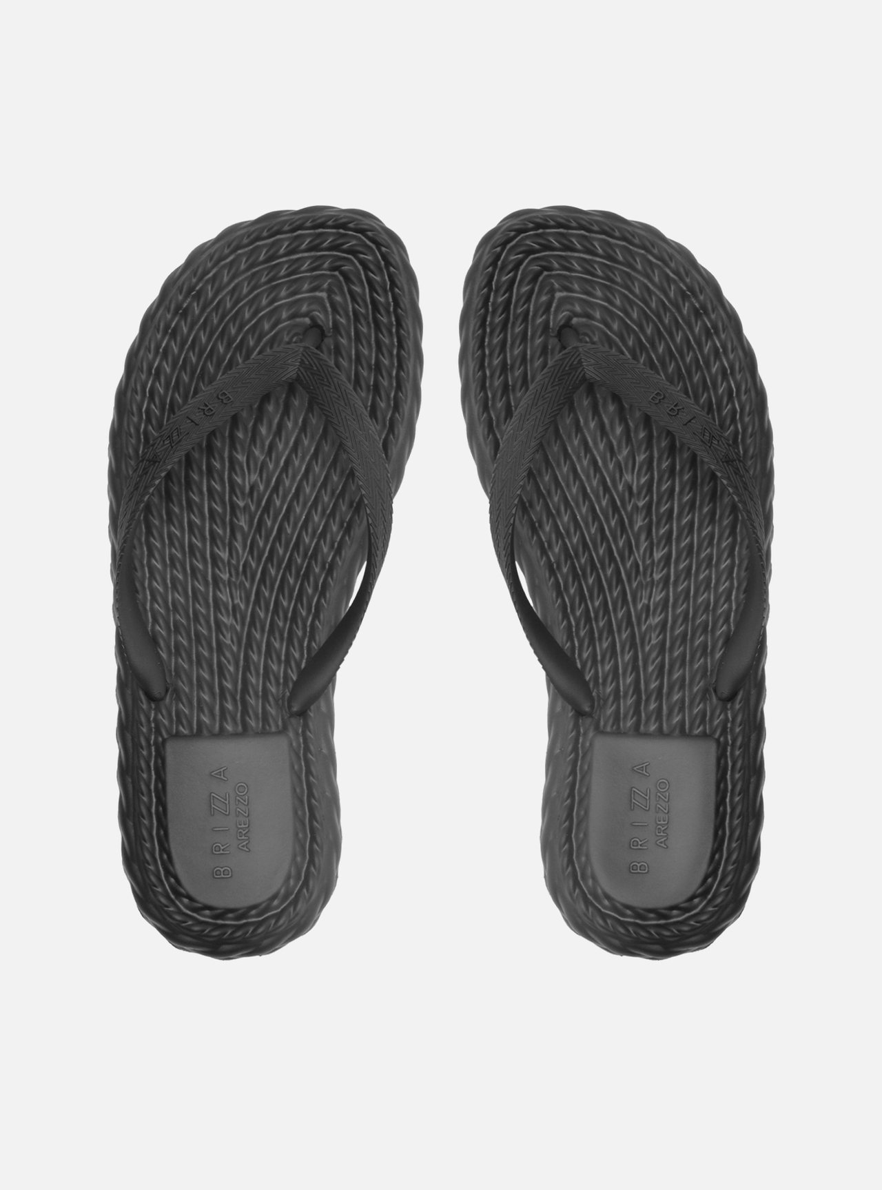 Chinelo de Dedo Preto Marrocos Flip Flop — foto 3