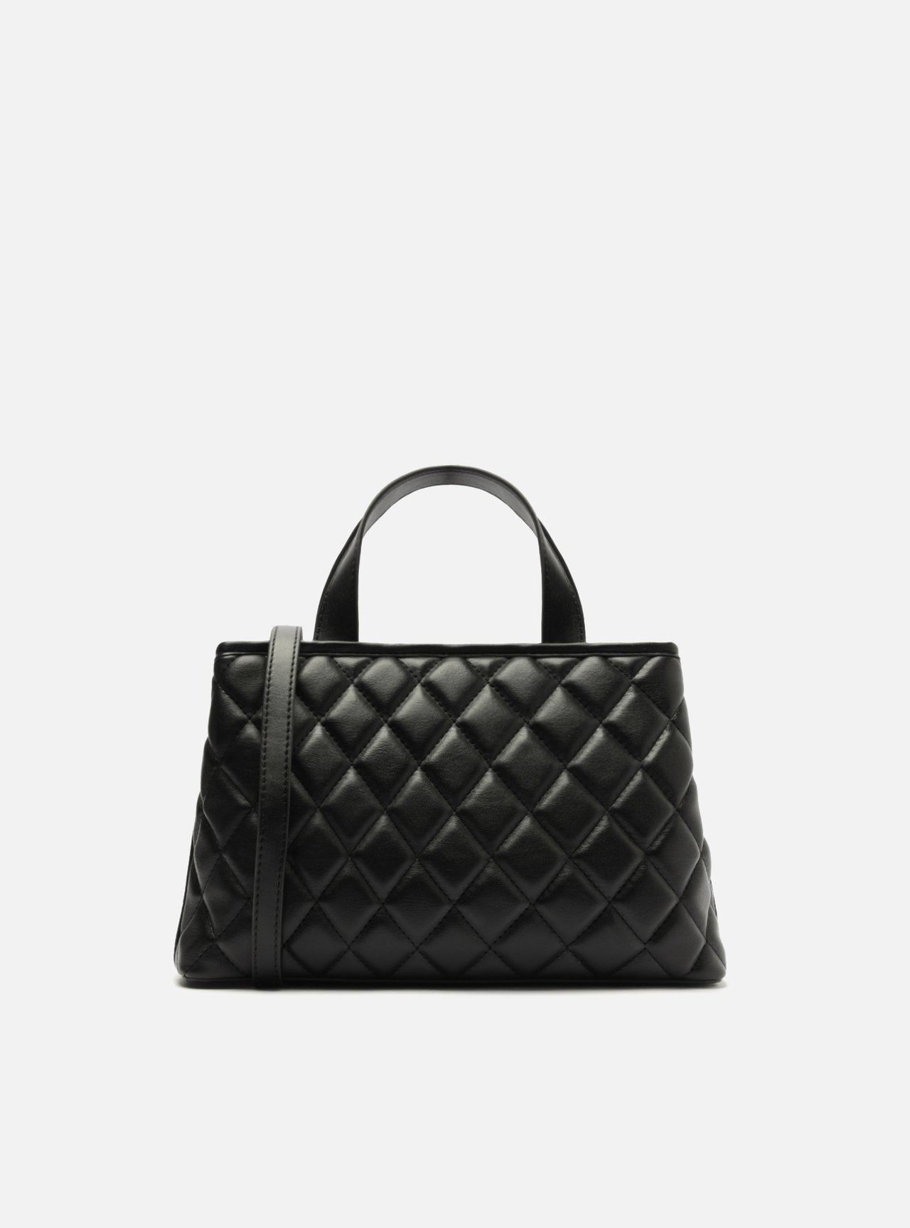 Bolsa Tote Preta Média Matelassê — foto 3