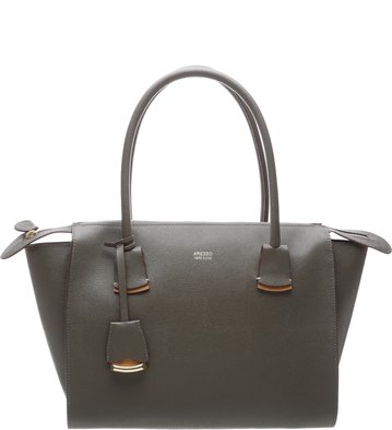 Bolsa Couro Shopping Matilde Grande City Army