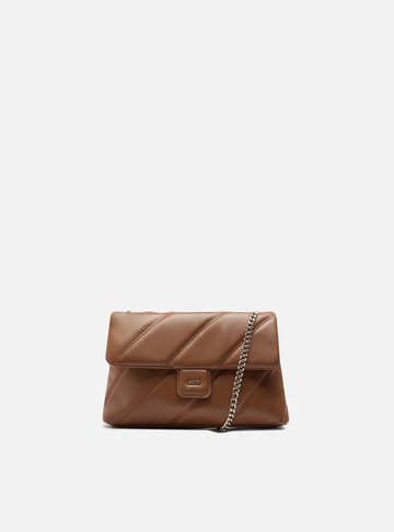 Arezzo — Bolsa Tiracolo Nude Pequena Matelassê Corrente