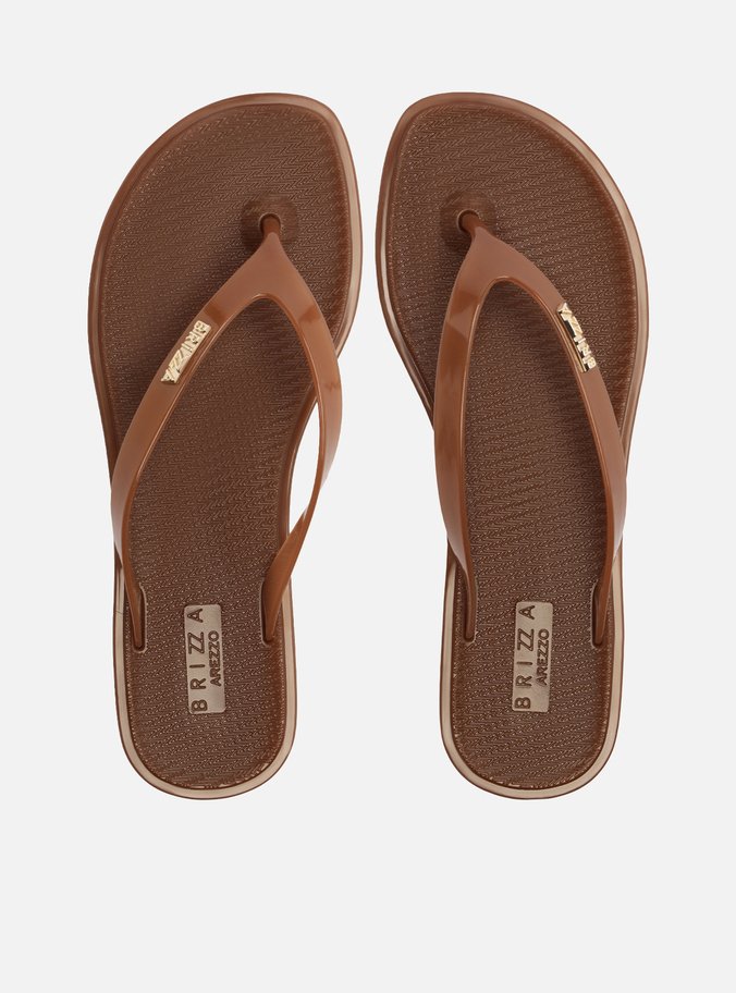Chinelo Marrom Jelly Glow