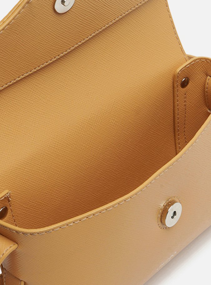 Bolsa Tiracolo Bege Pequena Envelope