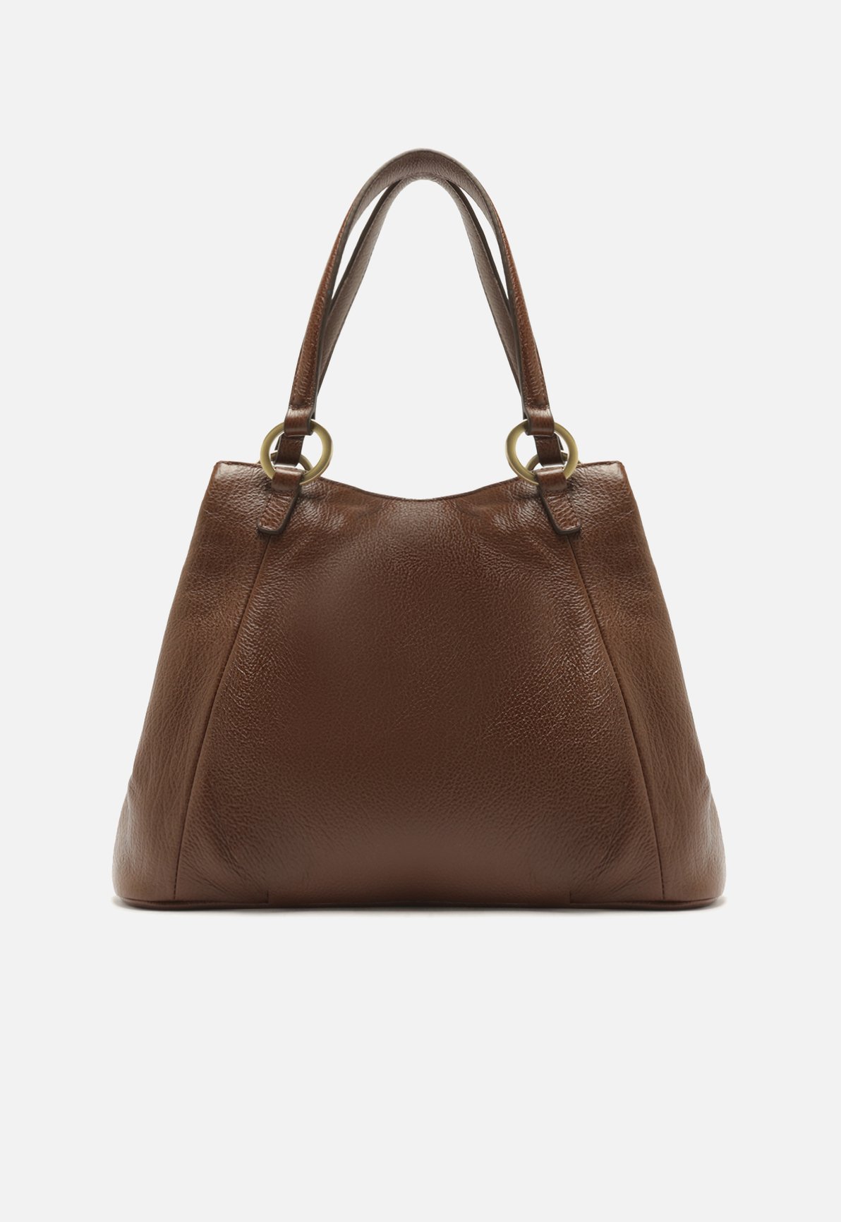 Bolsa Hobo Marrom Couro Grande — foto 3