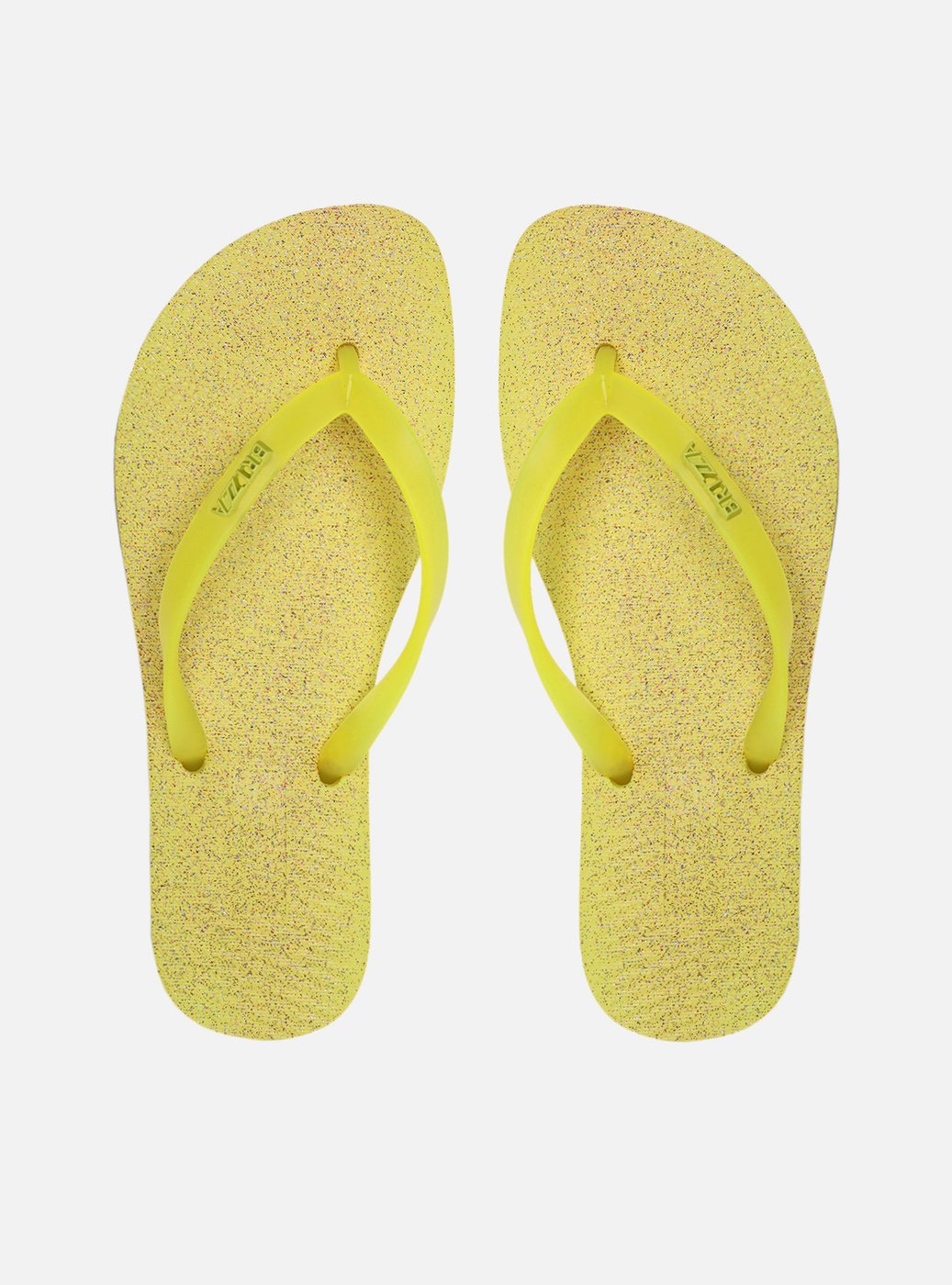 Chinelo de Dedo Amarelo Glitter Brizza — foto 1