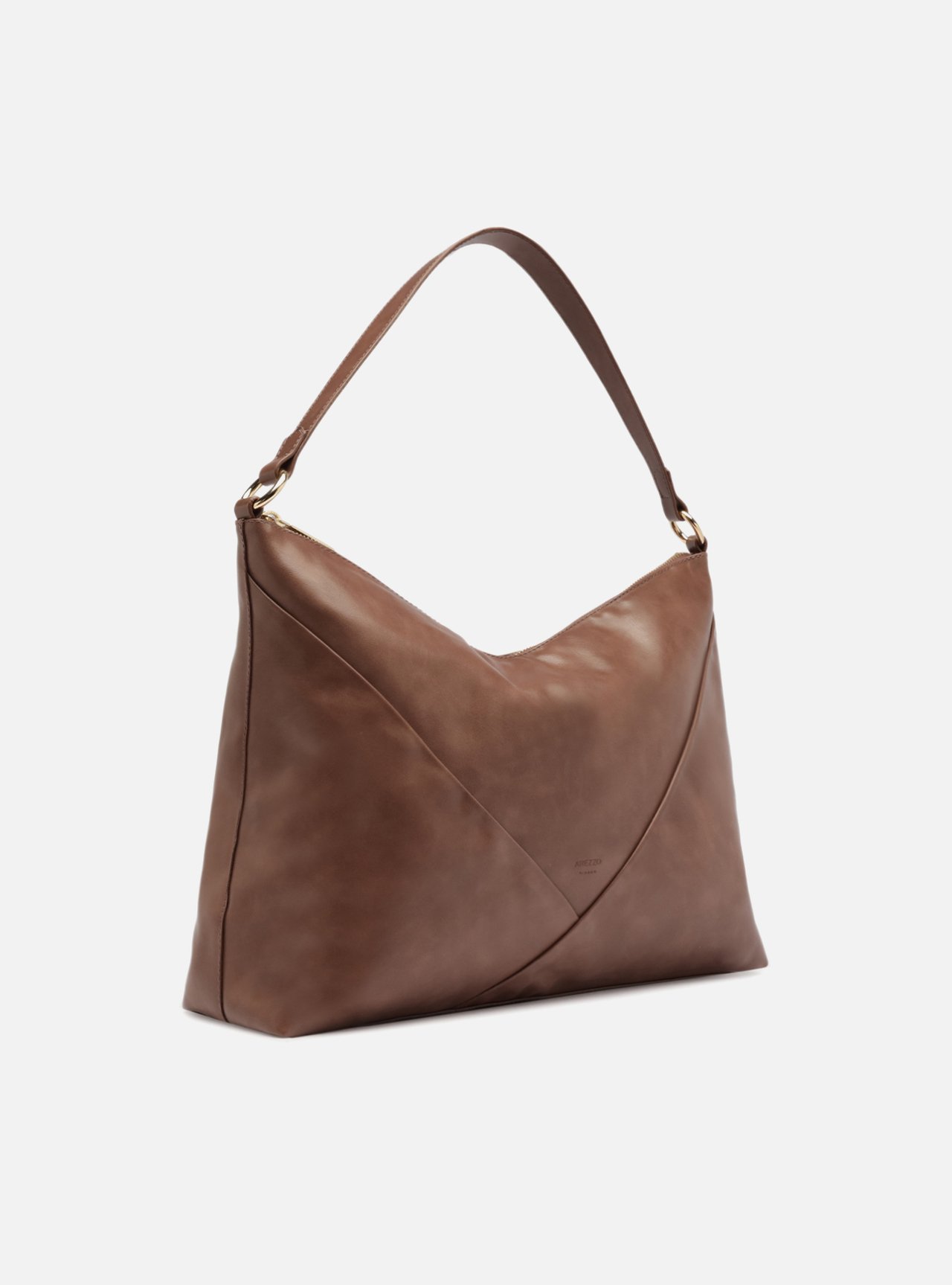 Bolsa Hobo Marrom Média — foto 5