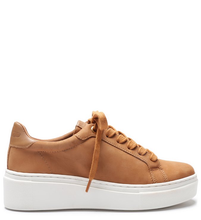 Tênis Salto Baixo Feminino Nobuck  Marrom