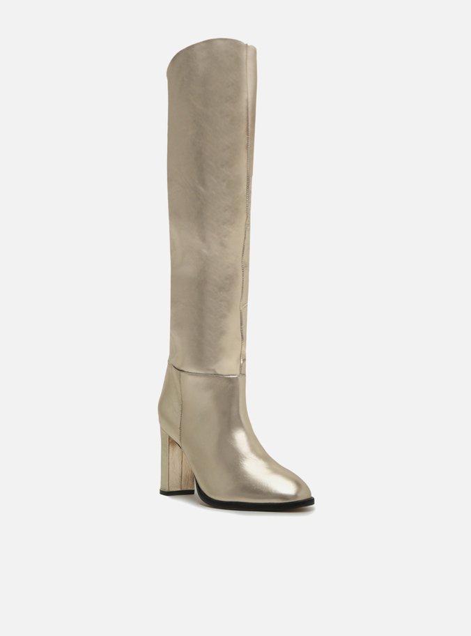 Bota Dourada Cano Longo Hailey