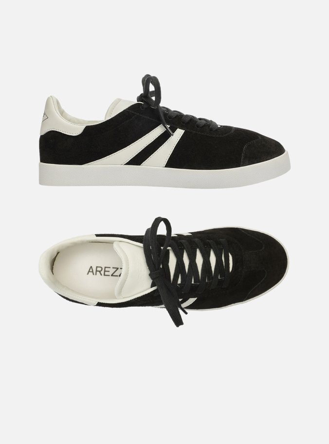 Tênis Preto Suede ZZ Mov Listras