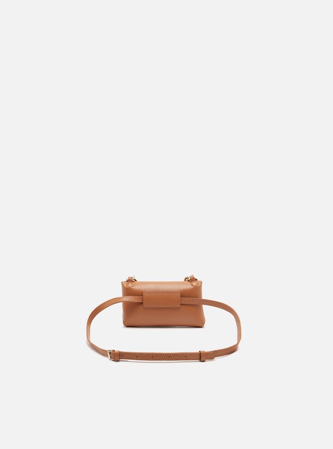 Bolsa Pochete Tiracolo Marrom Pequena