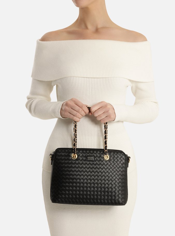 Bolsa Shopping Preta Média