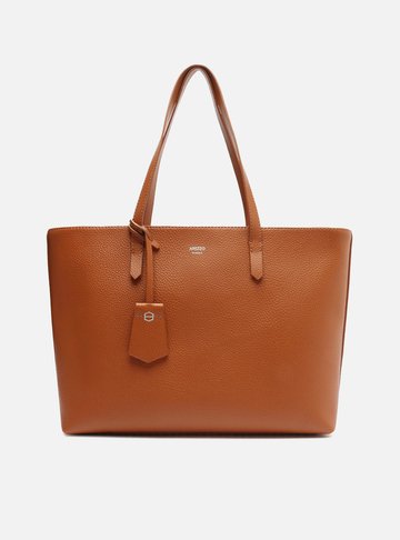 Bolsa Shopping Marrom Grande Bag Charm