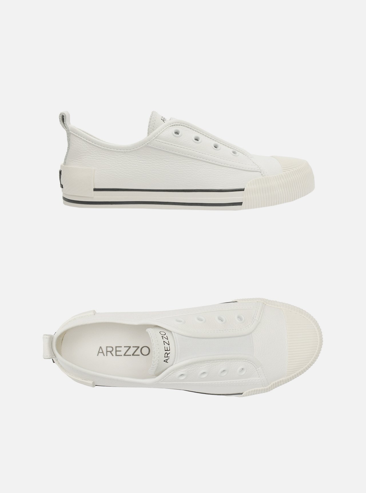 Tênis Slip On Branco Elástico — foto 6