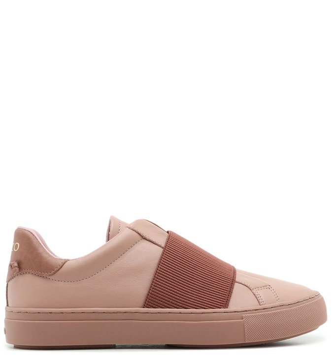 Tênis ZZ Easy Slip On Elástico Rose Blush e Dark Romance