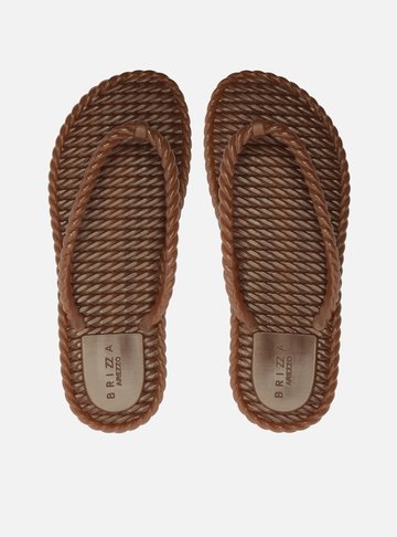 Chinelo Marrom Marrocos Jelly Bacio