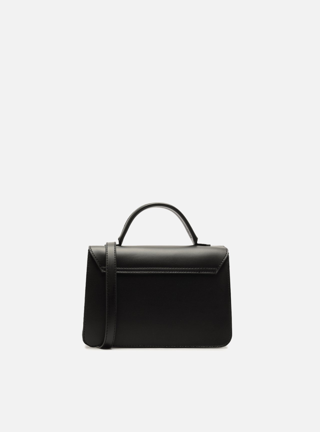 Bolsa Satchel Preta Pequena — foto 3