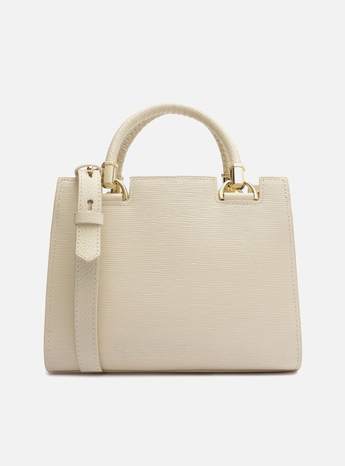 Bolsa Tote Off-White Couro Abraccio Média