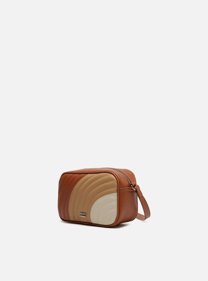 Bolsa Tiracolo Marrom Elisa Pequena Mix