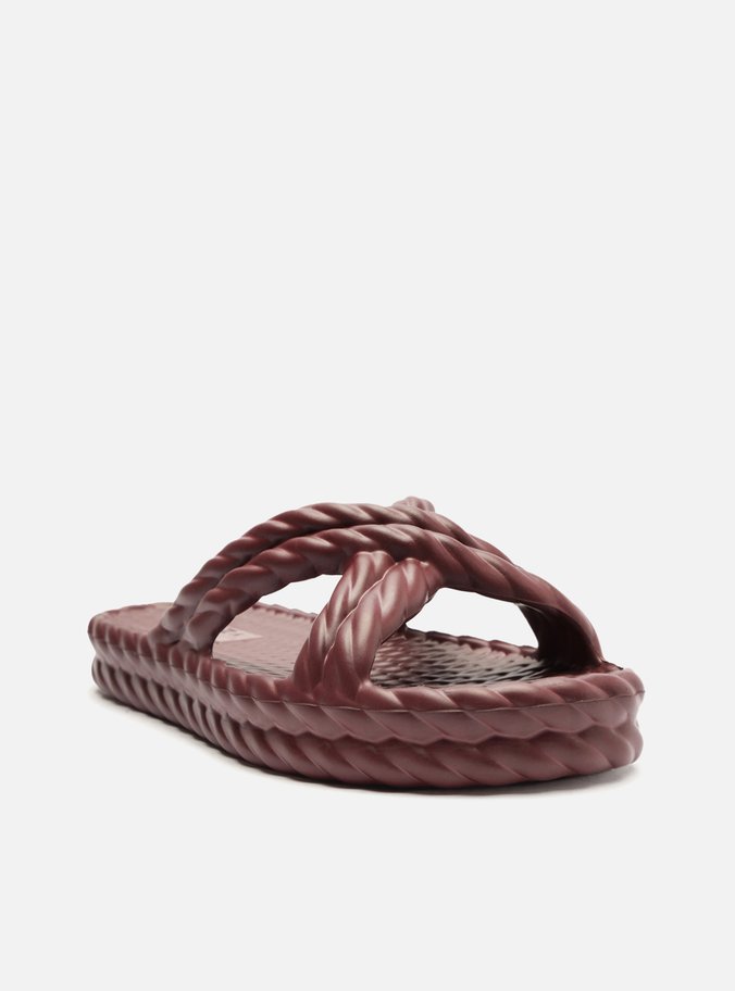 Sandália Rasteira Vermelha Marrocos Brizza