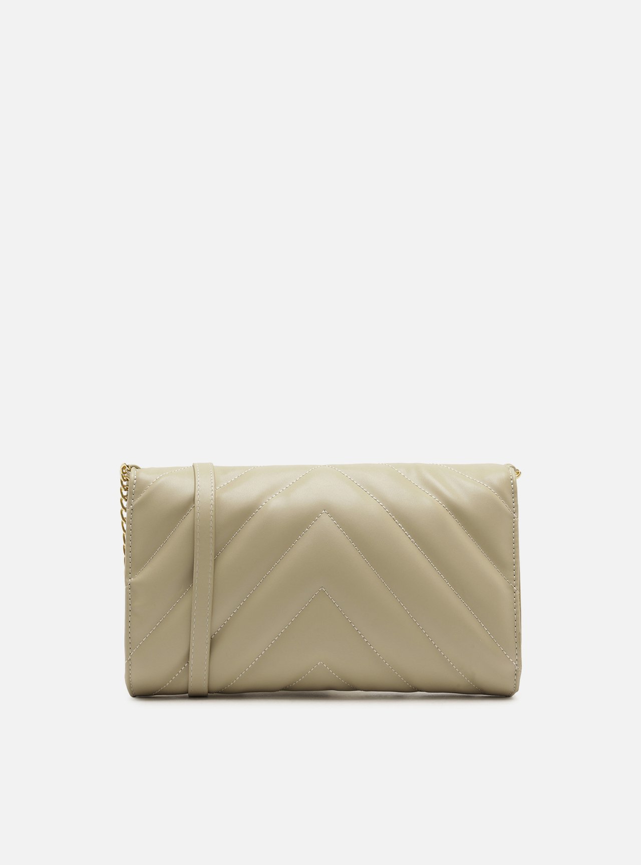 Bolsa Tiracolo Nude Média Matelassê Corrente — foto 3
