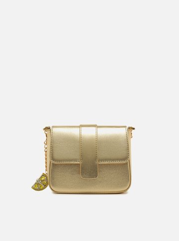 Bolsa Tiracolo Dourada Limoncello Pequena