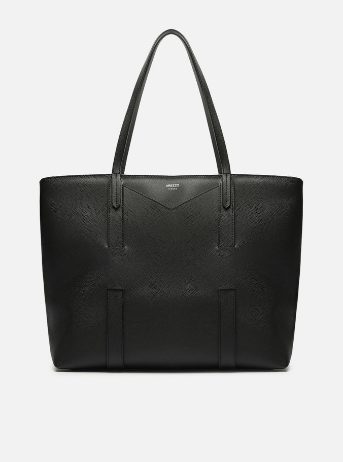 Bolsa Shopping Preta Grande Tiras Capa