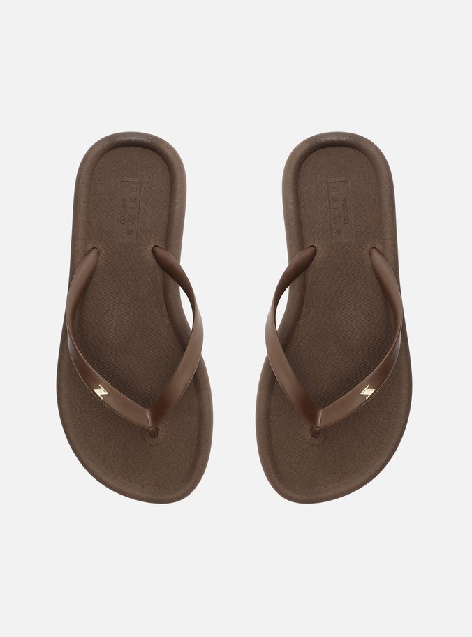 Chinelo de Dedo Marrom Bold Brizza 