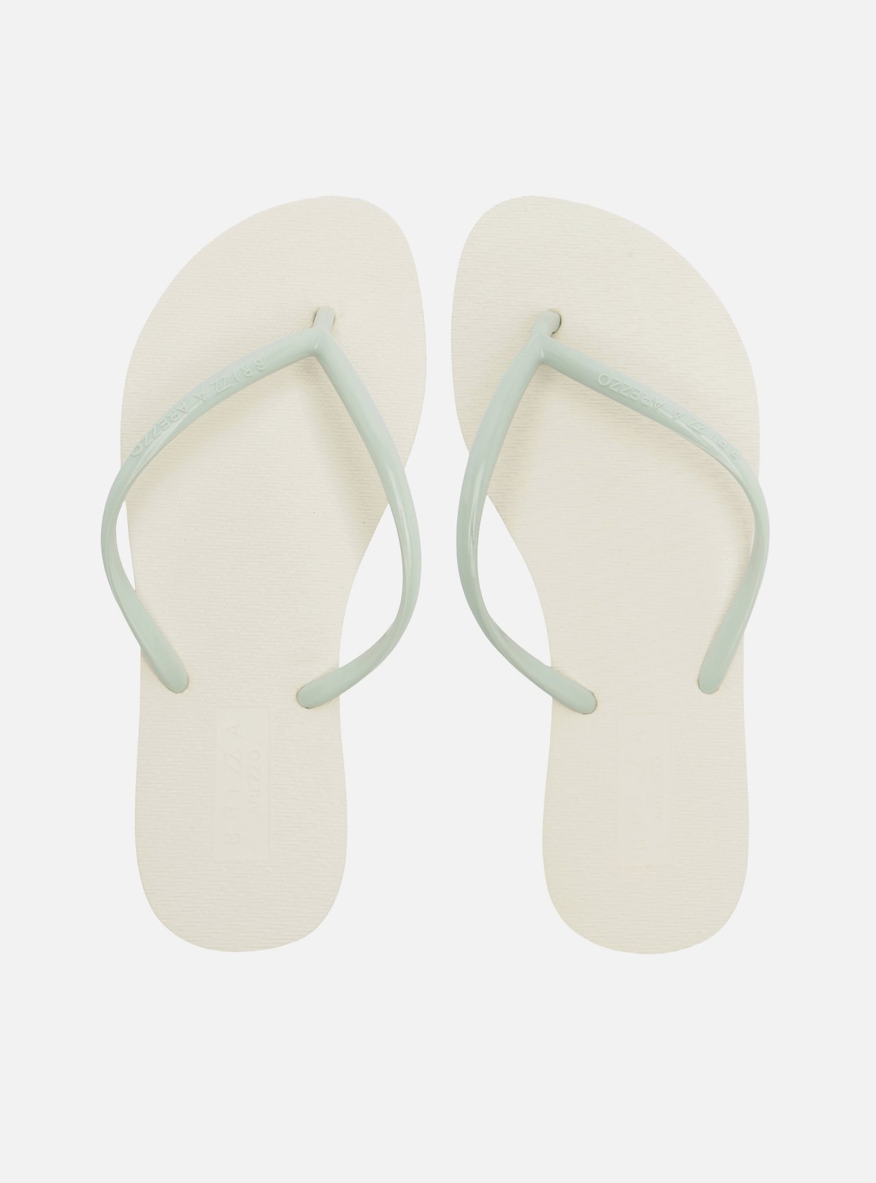 Chinelo de Dedo Branca Plataforma Tiras Brizza — foto 1