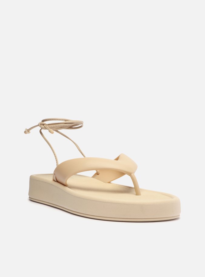 Sandália Rasteira Off-White Sunny Brizza