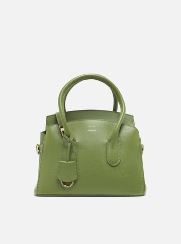 Bolsa Tote Verde Couro Ária Média