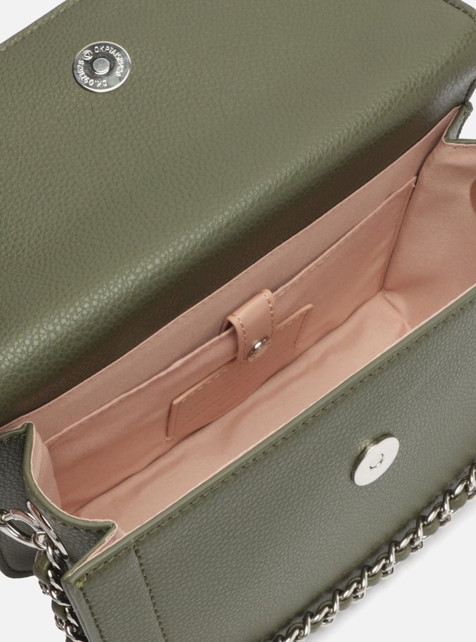 Bolsa Verde Militar Pequena Tiracolo Corrente